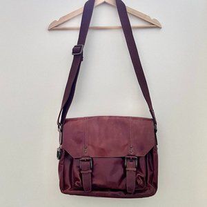 Fossil Leather Messenger Bag